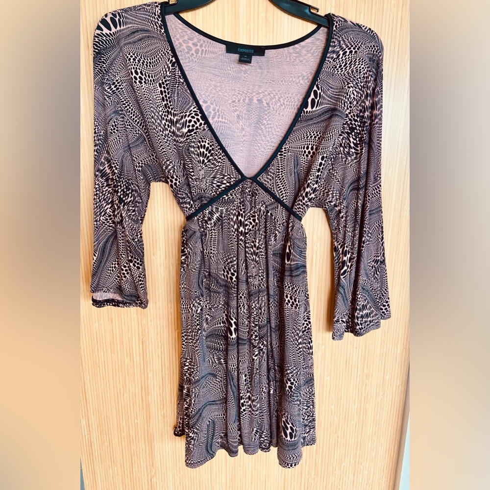 Stretch Jersey V-neck Versatile Tunic